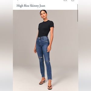 High rise skinny jeans 29R like new